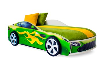 Кровать-машина в детскую Бондимобиль зеленый в Воронеже