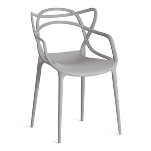 Обеденный стул Cat Chair (mod.028) пластик, 54,5*56*84 серый, арт.13276 в Воронеже