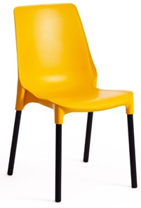 Кухонный стул GENIUS (mod 75) 46x56x84 желтый/черные ножки арт.15281 в Воронеже