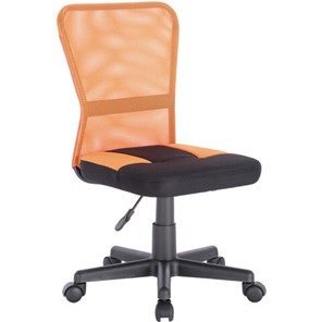 Офисное кресло Brabix Smart MG-313 (без подлокотников, комбинированное, черное/оранжевое) 531844 в Воронеже