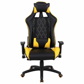Офисное кресло Brabix GT Master GM-110 (две подушки, экокожа, черное/желтое) 531927 в Воронеже
