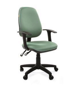 Офисное кресло CHAIRMAN 661 Ткань стандарт 15-158 зеленая в Воронеже
