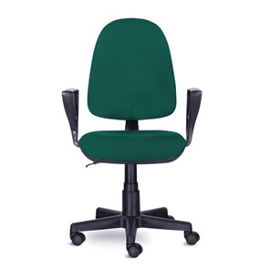 Компьютерное кресло Brabix Prestige Ergo MG-311 (регулируемая эргономичная спинка, ткань,черно-зеленое) 532421 в Воронеже