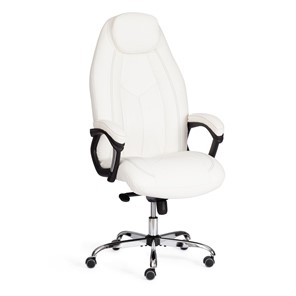 Офисное кресло BOSS Lux, кож/зам, белый, арт.21152 в Воронеже