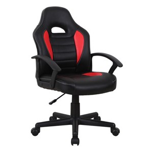 Офисное кресло BRABIX "Spark GM-201", экокожа, черное/красное, 532503 в Воронеже