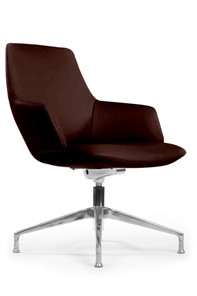 Кресло в офис Spell-ST (С1719), темно-коричневый в Воронеже