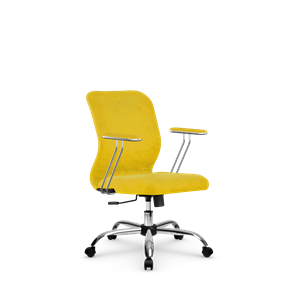 Офисное кресло SU-Mr-4/подл.078/осн.003 желтый в Воронеже