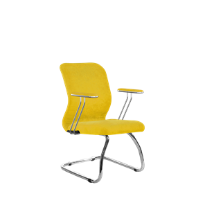 Кресло офисное SU-Mr-4/подл.078/осн.007 желтый в Воронеже