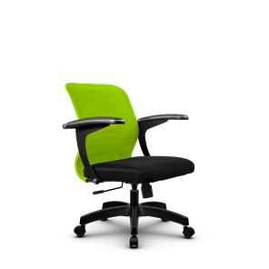 Офисное кресло SU-M-4/подл.160/осн.001, Зеленый/Черный в Воронеже