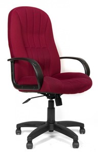 Кресло офисное CHAIRMAN 685, ткань TW 13, цвет бордо в Воронеже