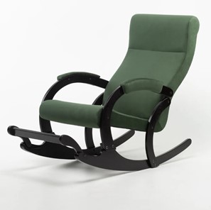 Кресло-качалка в гостиную Марсель, ткань Amigo Green 33-Т-AG в Воронеже