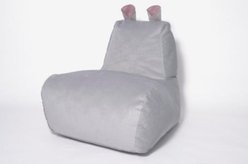 Кресло-мешок Бегемот серый в Воронеже