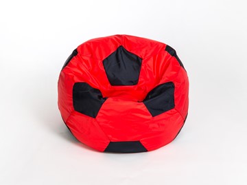 Кресло-мешок Мяч большой, красно-черный в Воронеже