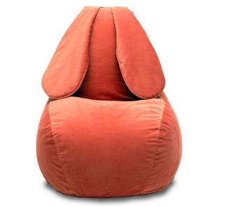 Кресло-мешок Зайка (длинные уши), оранжевый в Воронеже