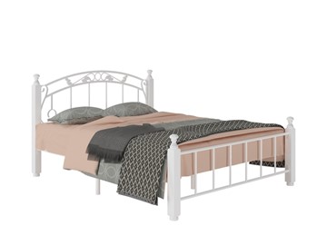 Двуспальная кровать Гарда 5, 160х200, белая в Воронеже