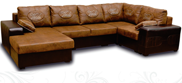 П-образный диван Плаза 405х210 в Воронеже