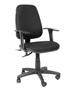 Офисное кресло CHAIRMAN 661 Ткань стандарт 15-21 черная в Воронеже