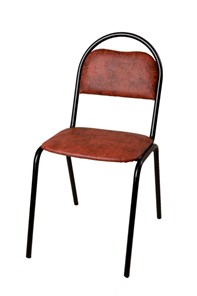 Офисный стул Стандарт СРП-033 Эмаль коричневый кожзам в Воронеже