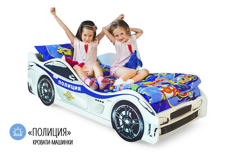 Кровать-машина в детскую Полиция в Воронеже - изображение 4