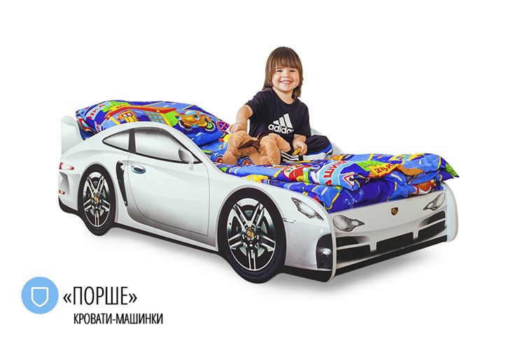 Кровать-машина детская Porsche в Воронеже - изображение 1