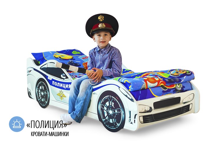 Кровать-машина в детскую Полиция в Воронеже - изображение 1