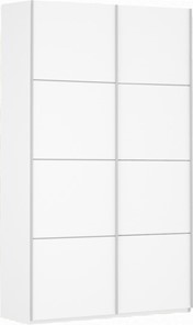 Шкаф 2-х дверный Прайм (ДСП/ДСП) 1600x570x2300, белый снег в Воронеже