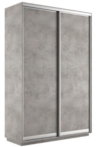 Шкаф 2-дверный Экспресс (ДСП) 1400х450х2200, бетон в Воронеже