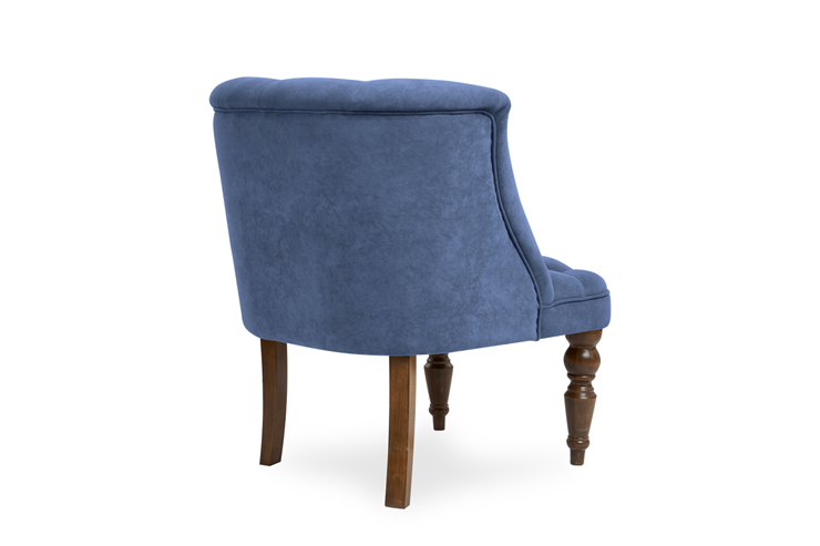 Мягкое кресло Бриджит синий ножки коричневые в Воронеже - изображение 3