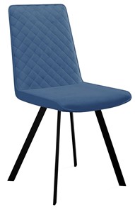 Кухонный стул 202, микровелюр B8 blue, ножки черные в Воронеже