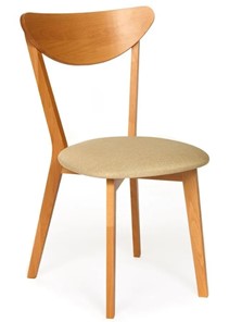 Кухонный стул MAXI (Макси), бук/ткань 86x48,5x54,5 Бежевый/ натуральный бук (2 шт) арт.13134 в Воронеже
