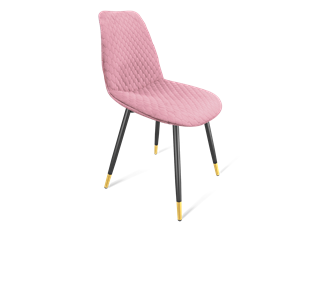 Обеденный стул SHT-ST29-С22 / SHT-S95-1 (розовый зефир/черный муар/золото) в Воронеже