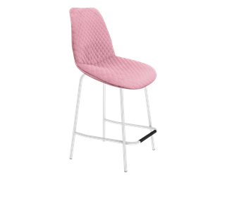 Полубарный стул SHT-ST29-С22 / SHT-S29P-1 (розовый зефир/белый муар) в Воронеже