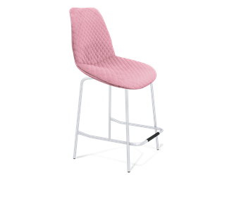 Полубарный стул SHT-ST29-С22 / SHT-S29P-1 (розовый зефир/хром лак) в Воронеже