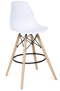Кухонный барный стул Cindy Bar Chair (mod. 80) 46х55х106 белый арт.19642 в Воронеже