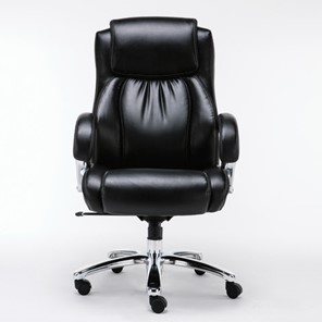 Офисное кресло Brabix Premium Status HD-003 (рециклированная кожа, хром, черное) 531821 в Воронеже