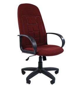 Офисное кресло CHAIRMAN 727 ткань ст., цвет бордо в Воронеже