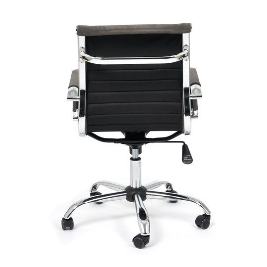 Компьютерное кресло URBAN-LOW флок, серый, арт.14445 в Воронеже - изображение 4