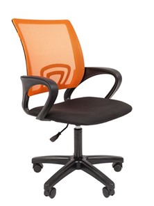 Офисное кресло CHAIRMAN 696 black LT, оранжевый в Воронеже