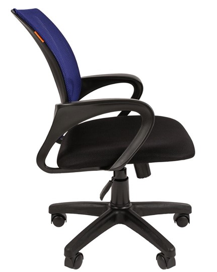 Офисное кресло CHAIRMAN 696 black Сетчатый акрил DW61 синий в Воронеже - изображение 2