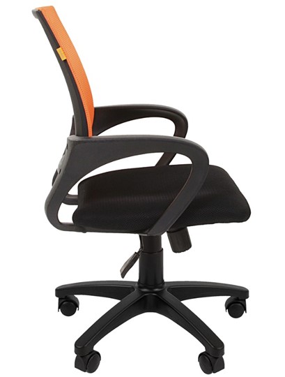 Офисное кресло CHAIRMAN 696 black Сетчатый акрил DW66 оранжевый в Воронеже - изображение 5