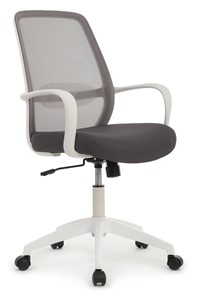 Кресло офисное Design W-207, Белый пластик/серая сетка в Воронеже