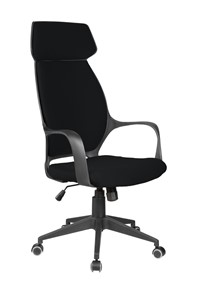 Кресло компьютерное Riva Chair 7272 (Черный/черный) в Воронеже