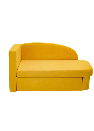Мягкий диван левый Тедди желтый в Воронеже - изображение 1