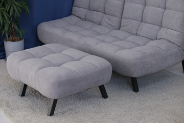 Комплект мебели Абри цвет серый диван + пуф опора металл в Воронеже