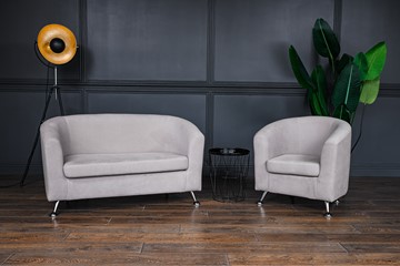 Комплект мебели Брамс  цвет бежевый диван 2Д + кресло в Воронеже