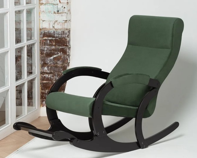 Кресло-качалка в гостиную Марсель, ткань Amigo Green 33-Т-AG в Воронеже - изображение 3