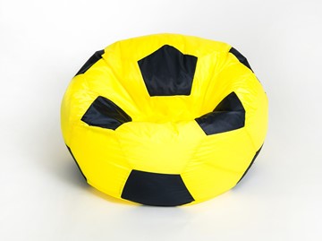 Кресло-мешок Мяч большой, желто-черный в Воронеже