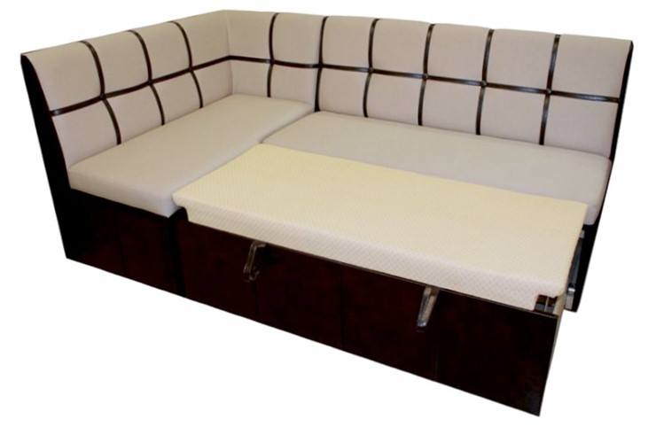 Угловой кухонный диван Квадро 5 со спальным местом в Воронеже - изображение 1