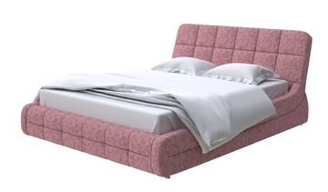 Спальная кровать Corso-6 140x200, Рогожка (Levis 62 Розовый) в Воронеже