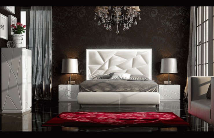 Кровать 2-спальная FRANCO KIU 1242 с LED подсветкой изголовья (180х200) в Воронеже - изображение 11